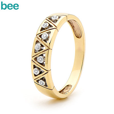 Deco Style Diamond Ring