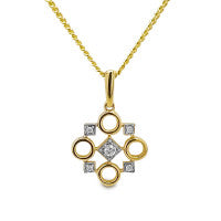 Art Deco Style Diamond Pendant