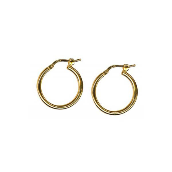 Hoop Earrings Crafted From 9-Carat Yellow Gold, Offering A Stylish And Elegant Accessory For Any Occasion.