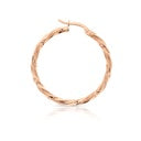 Womens hoop hoop 9 carat rose gold rsg polished jwl-ear,jwl-eargold earrings