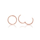 Womens sleeper n/a 9 carat rose gold rsg polished jwl-ear,jwl-eargold earrings