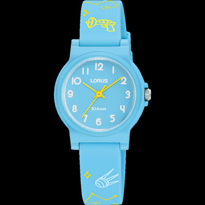 Childrens Unisex Analogue Quartz Blue Face Blue Band 2 Year Watch Warranty