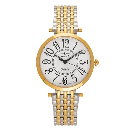 Ladies Oceaneer Two Tone White F/Fig Saph Blet