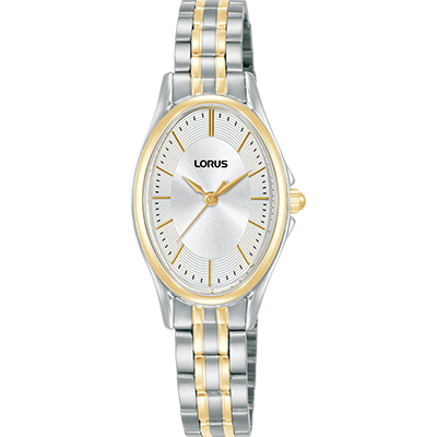 Ladies Stainless Steel Oval Dress Watch