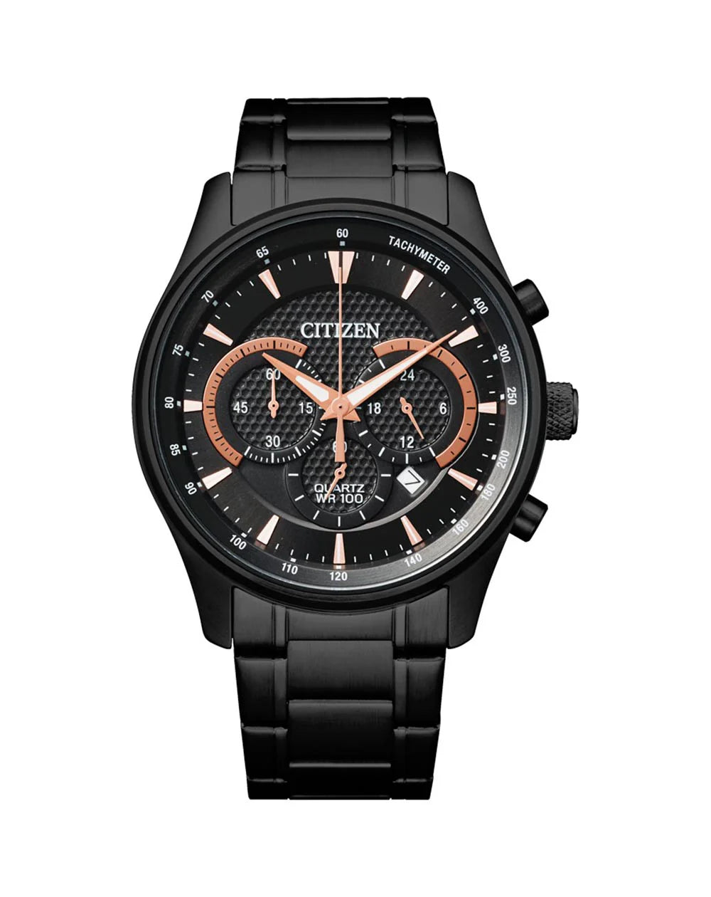 Citizen Gents Quartz Black Face 100M Water Resistant Watch