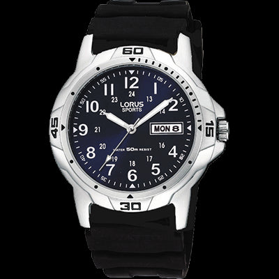 Stainless Steel Mens Day And Date 50M Watch