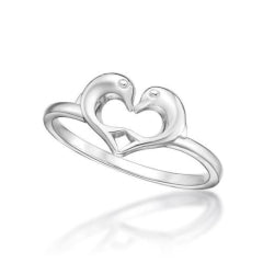 Sterling Silver Dollphin Ring