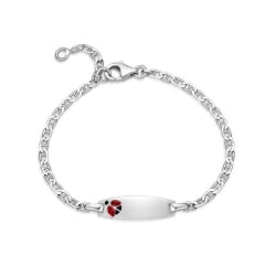 Sterling Silver Kiddies B'l Redladybeetle16cm