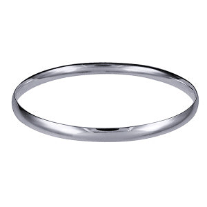 Sterling Silver Solid Comfit Bangle 67Mm