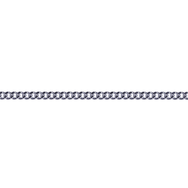 Sterling Silver Diamond Cut Curb Chain