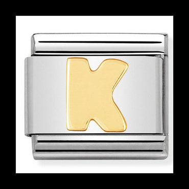 Letters Composable Classic St/Steel And 18Ct G