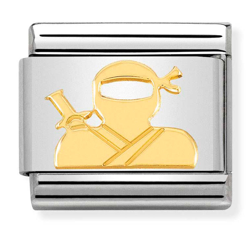 Nom-030149 38 Comp Classic Symbols St/Steel & 18Ct Gold (Ninja)