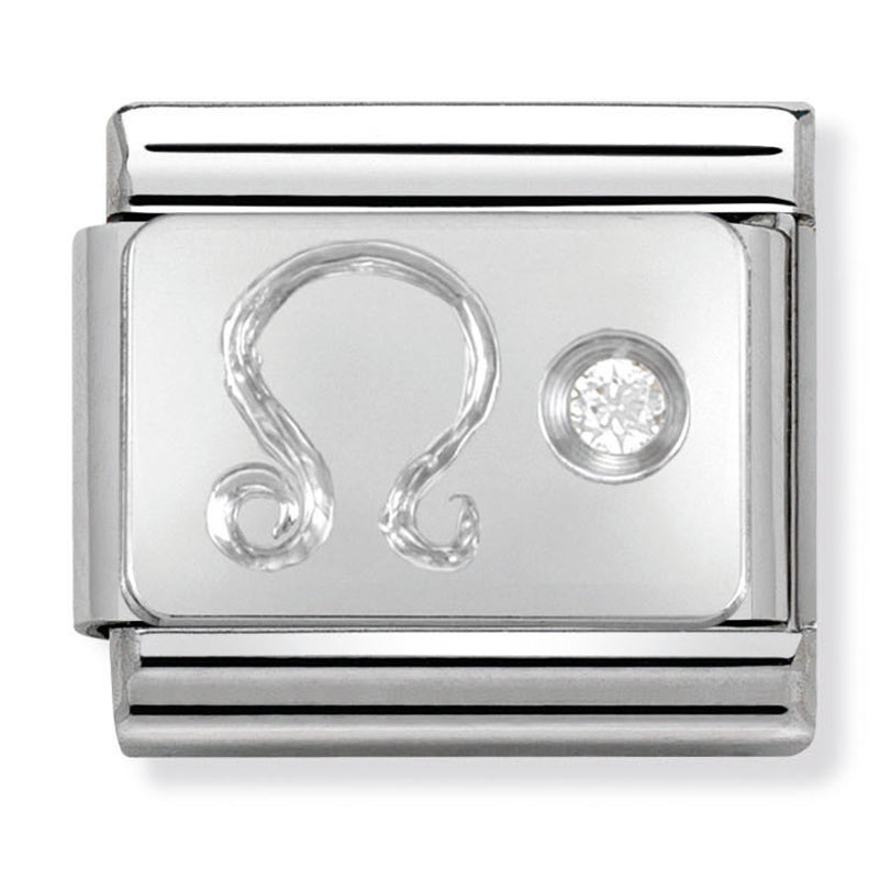 Nom-330302 03 Comp Classic Zodiac St/Steel, Cz & Silver 925 (Gemini)