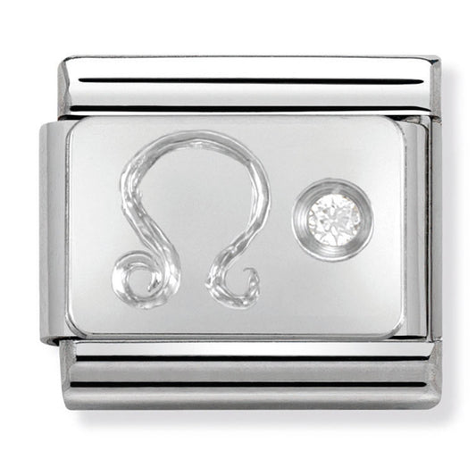Nom-330302 03 Comp Classic Zodiac St/Steel, Cz & Silver 925 (Gemini)