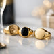 Gold Signet Rings for Meaningful Milestones