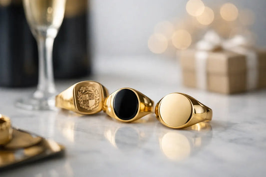 Gold Signet Rings for Meaningful Milestones