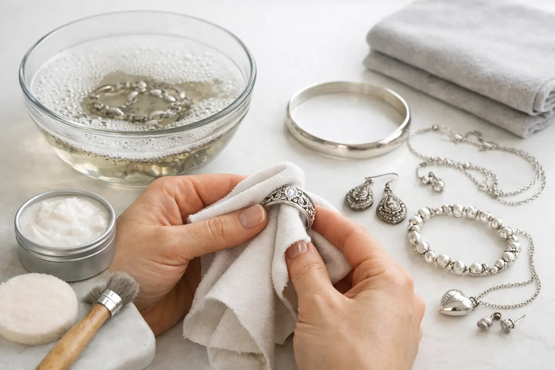 How to Polish Silver Jewellery Without Damage