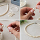A Pearl Restringing Example, Step by Step