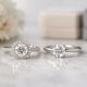 Halo vs Solitaire Engagement Rings