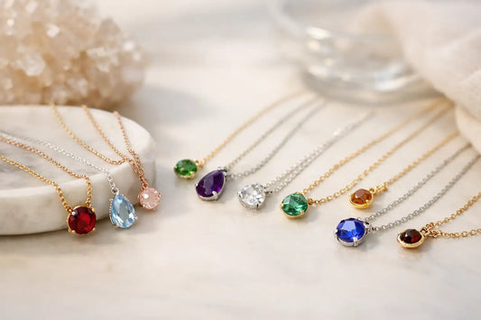 12 Birthstone Necklace Ideas to Gift or Keep