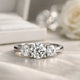 Three Stone Engagement Ring Symbolism