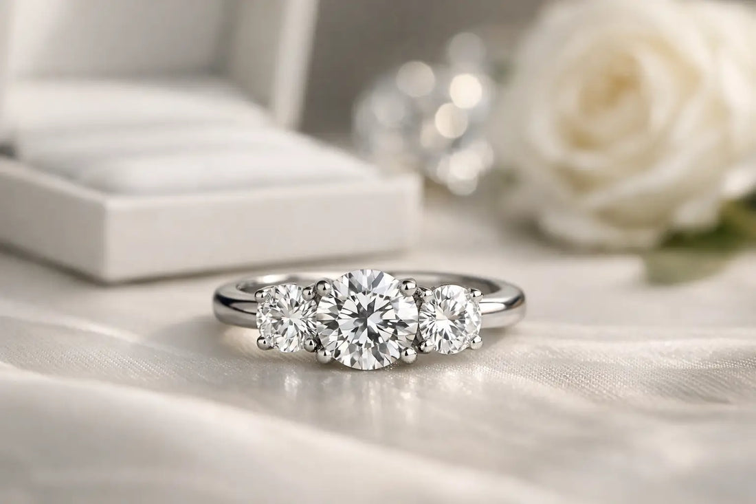 Three Stone Engagement Ring Symbolism