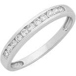 9ct gold channel set diamond ring is a beautiful and popular piece of jewellery, often chosen for its elegant appearance and secure diamond setting