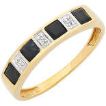 band" style implies a continuous or semi-continuous row of gemstones. Common settings for sapphire and diamond bands include: