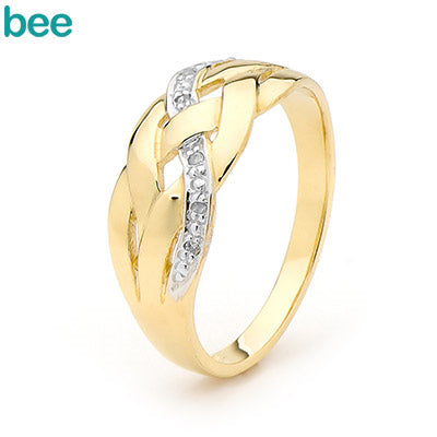 A 9ct yellow gold plaited diamond ring is a beautiful and often symbolic piece of jewellery. Here's what that means and what to consider: