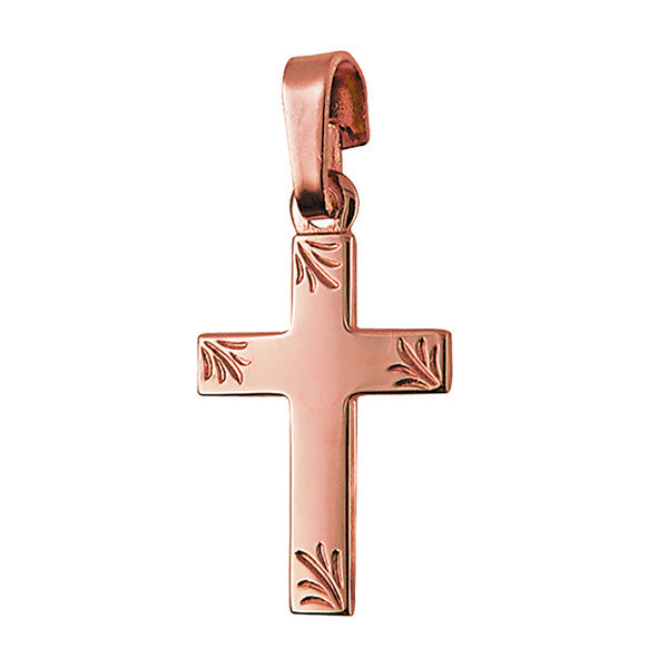 Pink 9Ct Medium Fancy Cross