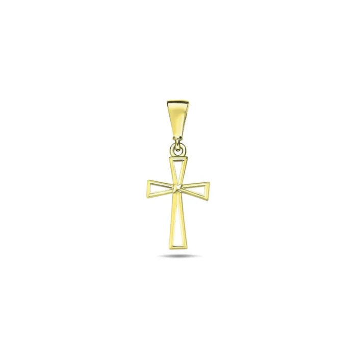 9Ct Yellow Gold Tiny Cross