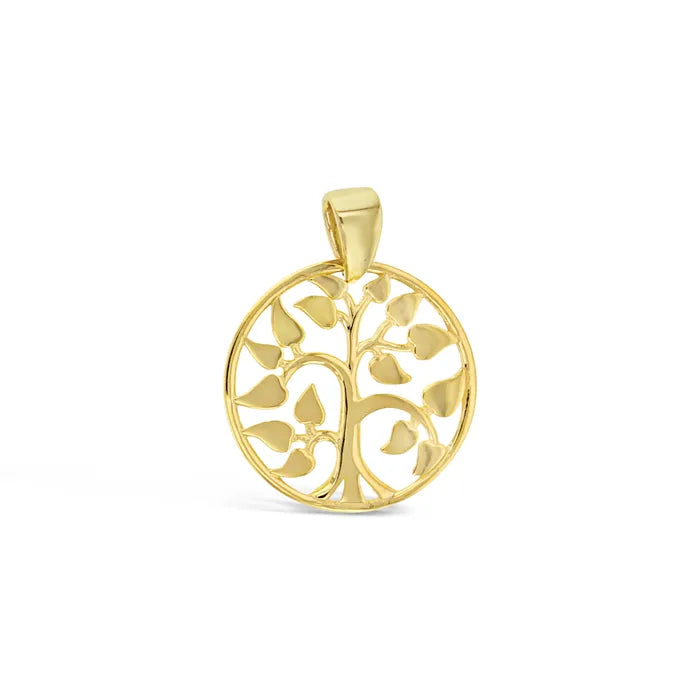 9Ct Yellow Gold Tree of Life Pendant