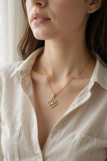 Art Deco Style Diamond Pendant