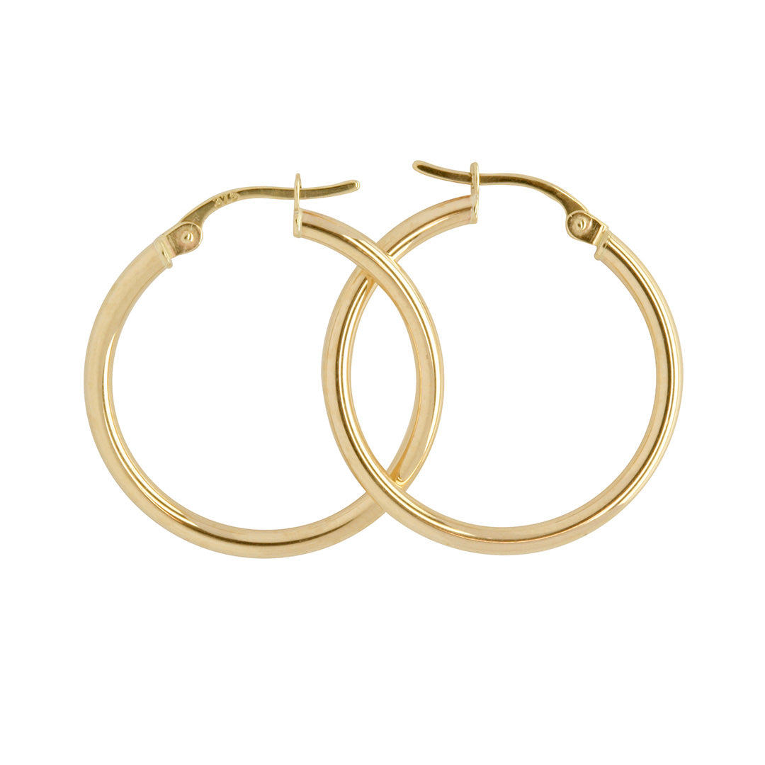 9Ct Hoop Earrings