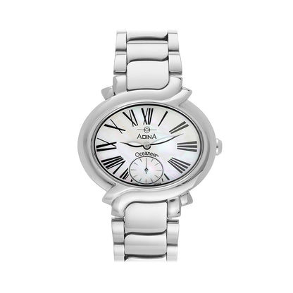 Ladies Oceaneer Mother Of Pearl Roman Numeral Dial 100M Water Resistant With Sapphire Glass