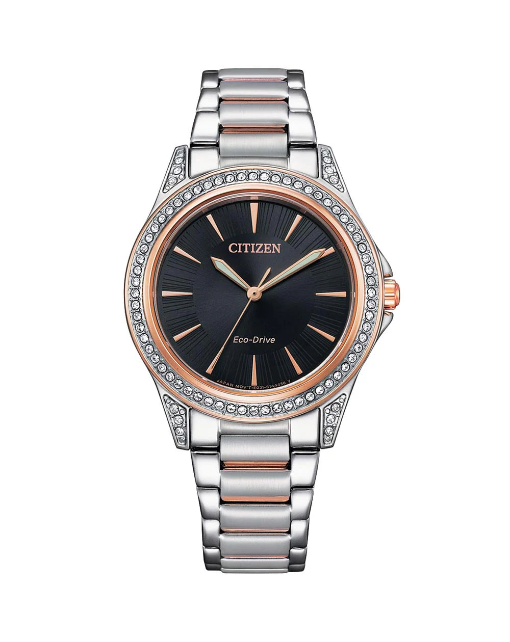 Citizen Ladies Eco Drive with Stainless Steel Bracelet