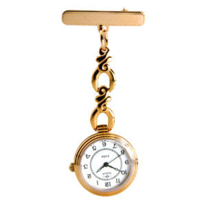 Nurses Dress with Rosegold and White FULL/Figure Fob