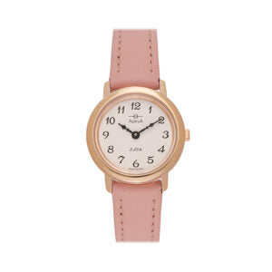 Lds 30M W/Res Kensington Rosegold Arabic Pink Strap