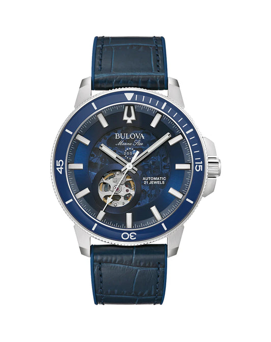 Bulova Marine Gents Automatic Stainless Steel Band 200M Water Resistant