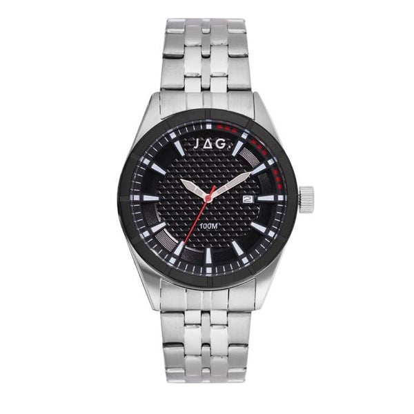 Gents Black Face Sports Watch