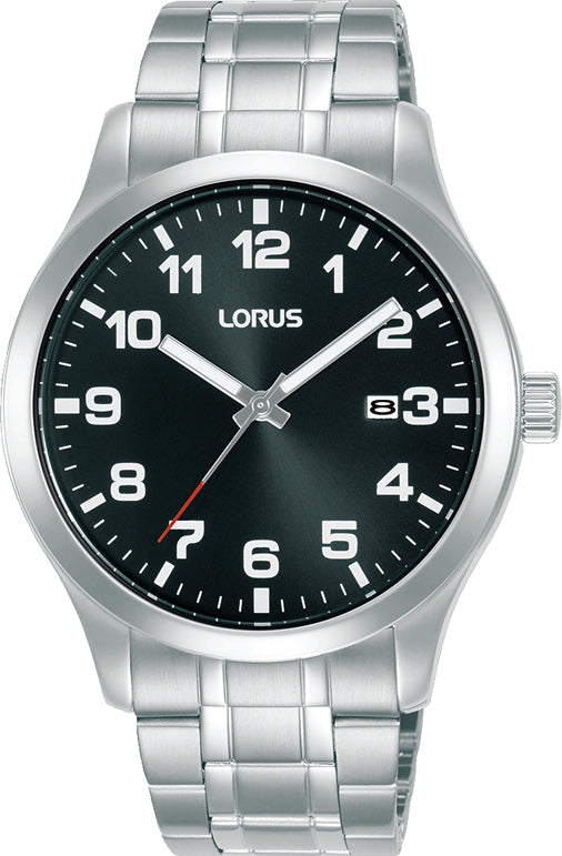 Mens Stainless Steel Analouge Watch With Date