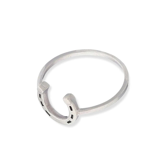 Sterling Silver Horseshoe Ring