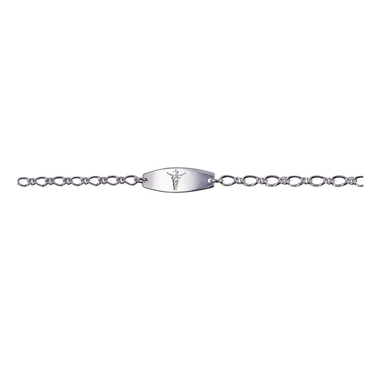 STERLING SILVER MEDICAL ID BRACELET