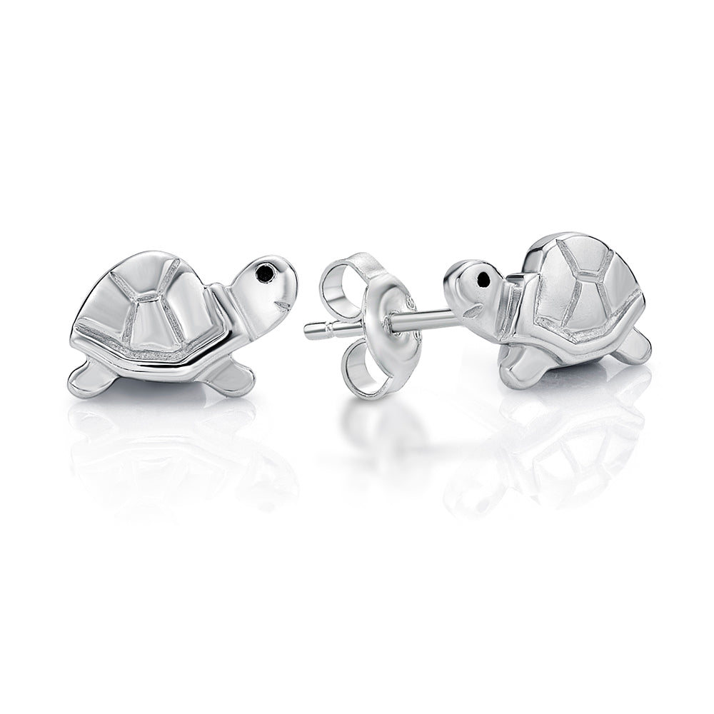 STERLING SILVER TURTLE STUDS
