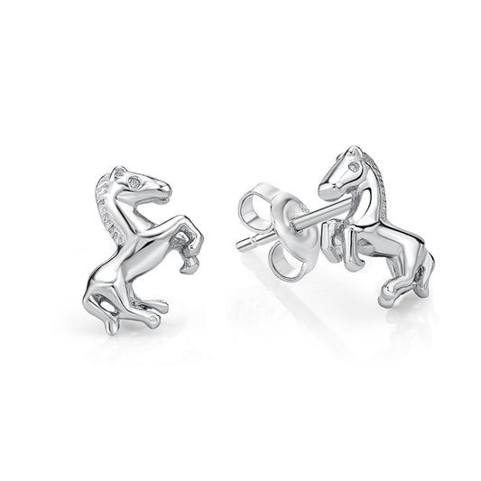 Sterling Silver Horsie Studs