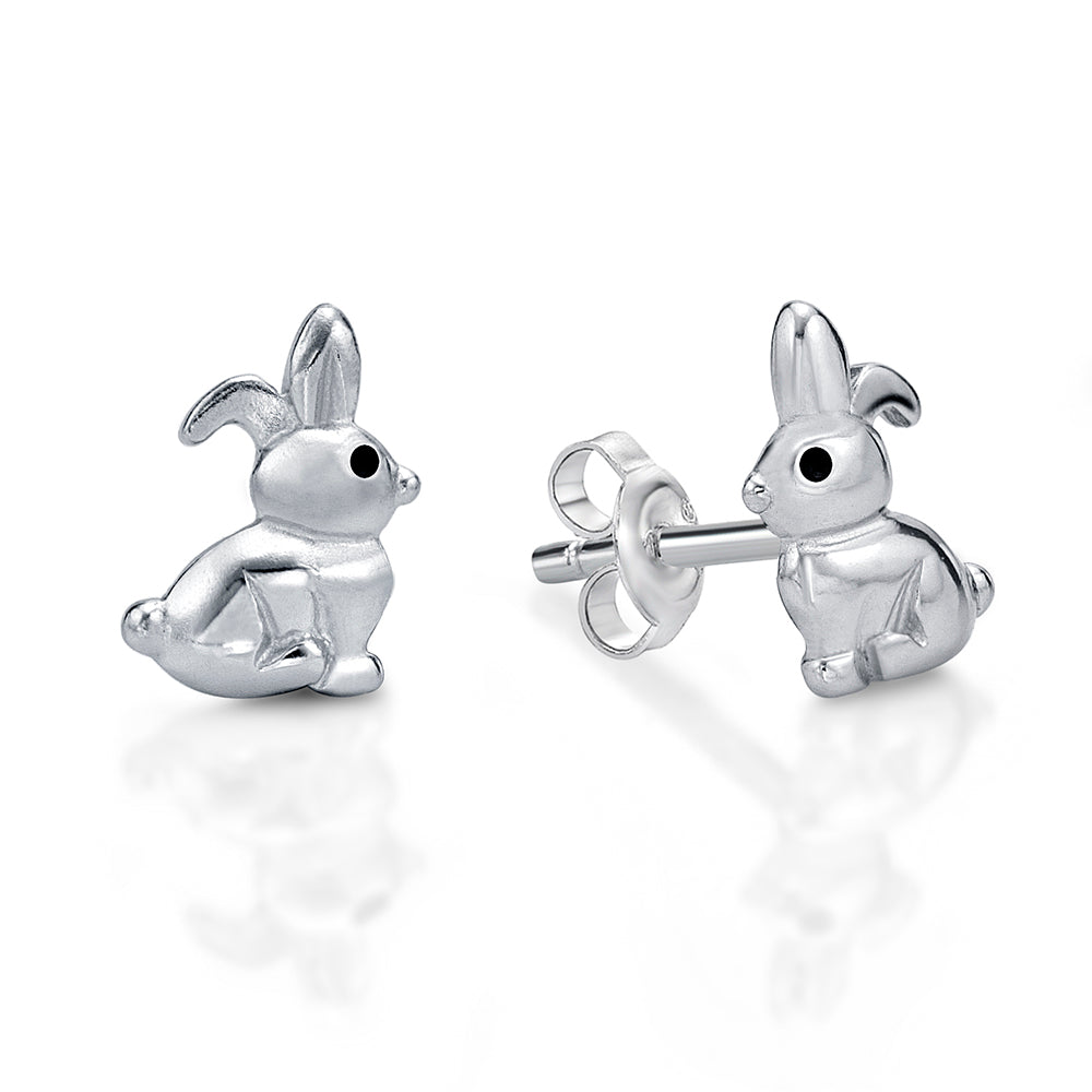 Sterling Silver Bunny Rabbit Studs