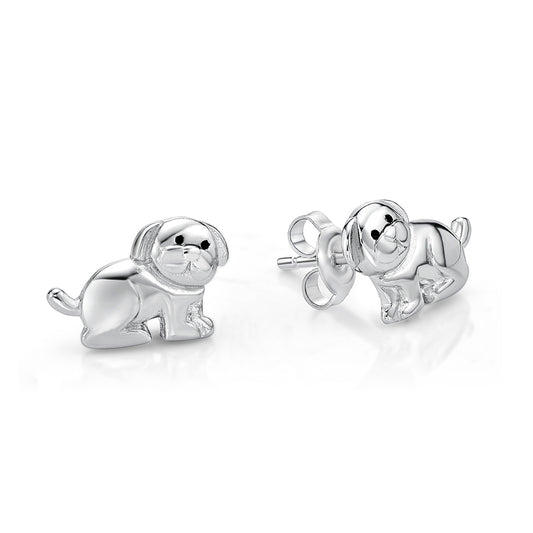 Sterling Silver Cat Studs