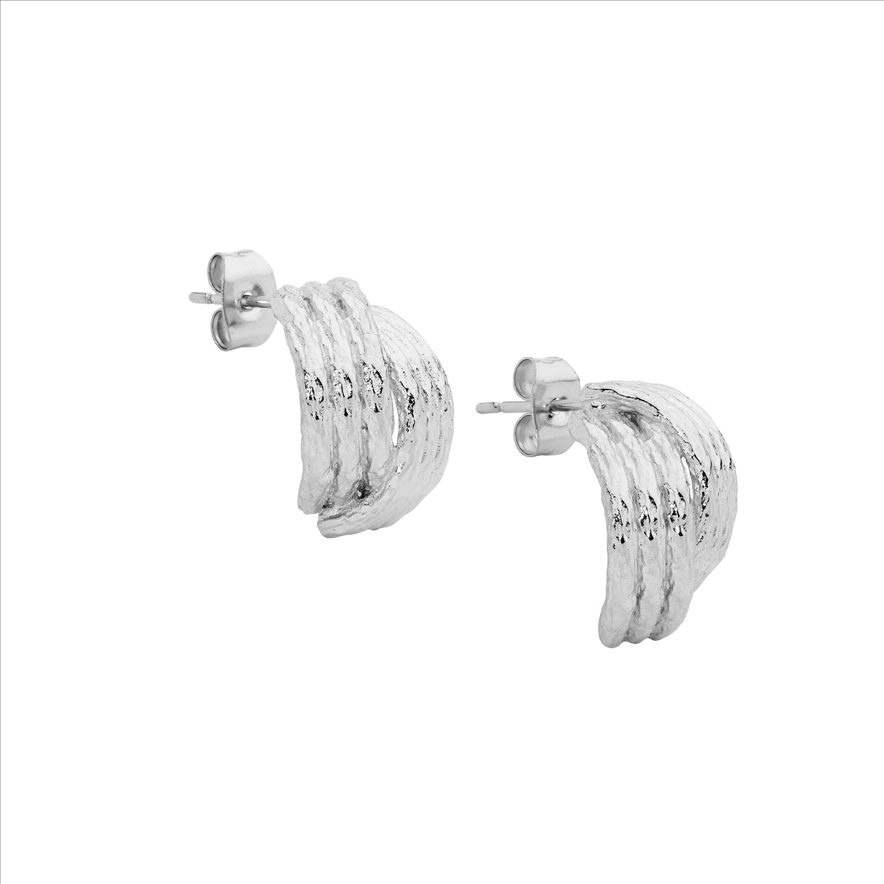 17mm Cross Stud Earrings Made of Stainless Steel