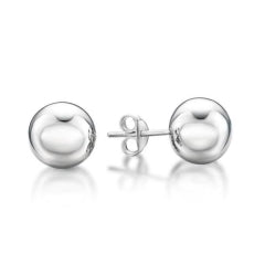 4mm solid sterling silver stud ball