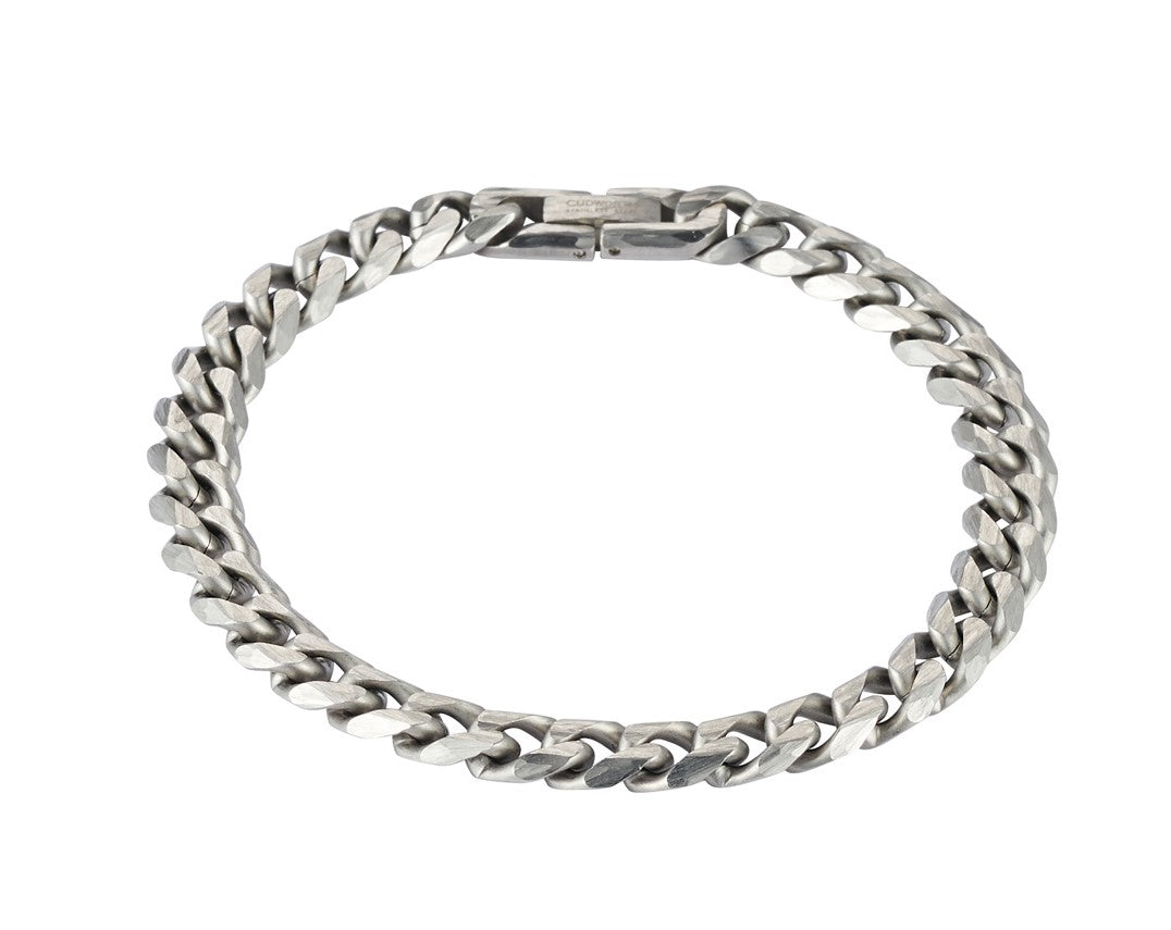 STAINLESS STEEL CURB LINK CHAIN BRACELET